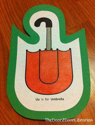 Letter U Umbrella